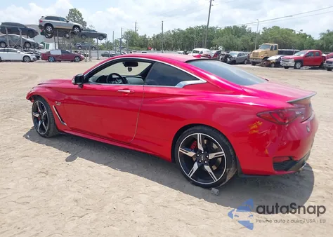 2018 Infiniti Q60 3.0T Red Sport 400 from USA, damaged, VIN JN1FV7EL9JM630801